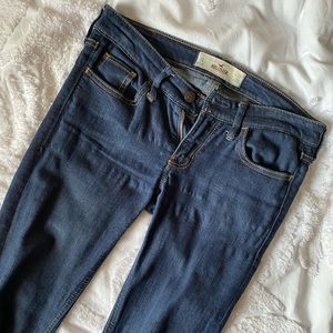 Hollister blue skinny jeans